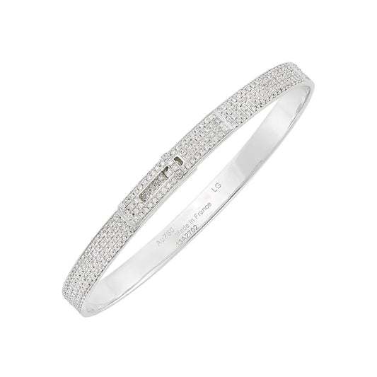 [Kincade Jewelrys]HM KELLY BRACELET IN SILVER AND FULL PAVE DIAMOND
