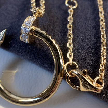 [Kincade Jewelrys]JUSTE NECKLACE PINK GOLD