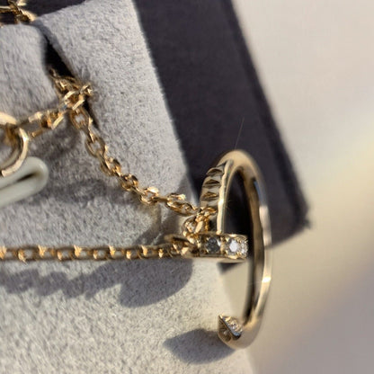 [Kincade Jewelrys]JUSTE NECKLACE PINK GOLD