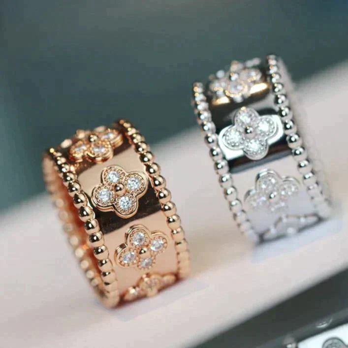 [Kincade Jewelrys]CLOVER KALEIDOSCOPE RING 10MM