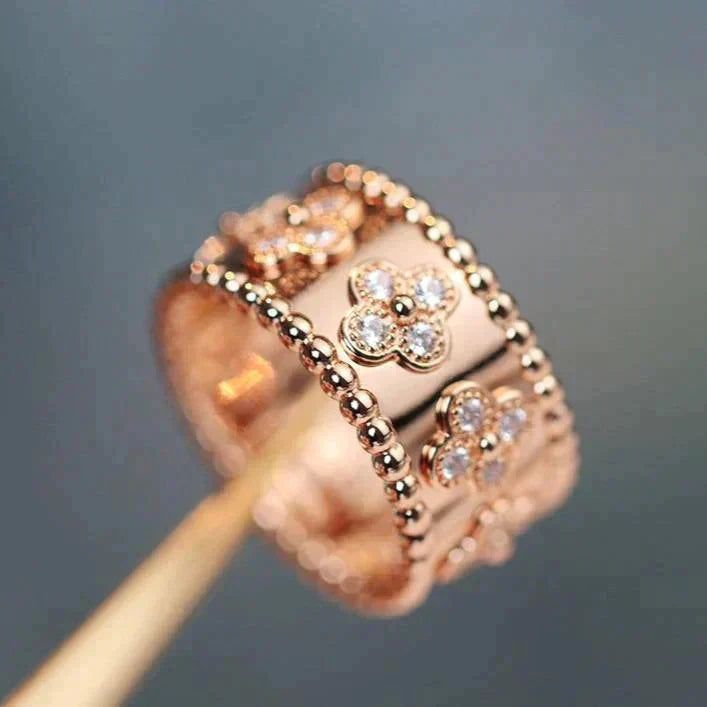 [Kincade Jewelrys]CLOVER KALEIDOSCOPE RING 10MM