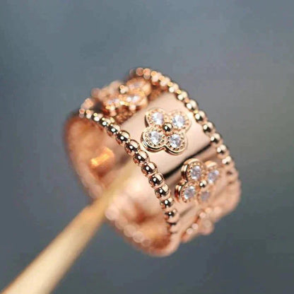 [Kincade Jewelrys]CLOVER KALEIDOSCOPE RING 10MM