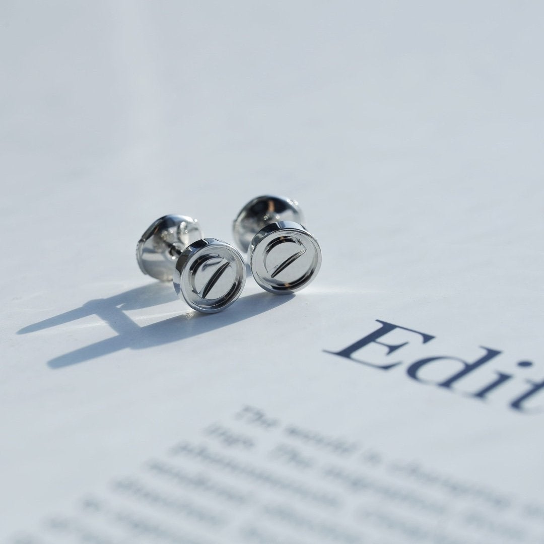 [Kincade Jewelrys]LOVE EARRINGS SILVER 10MM