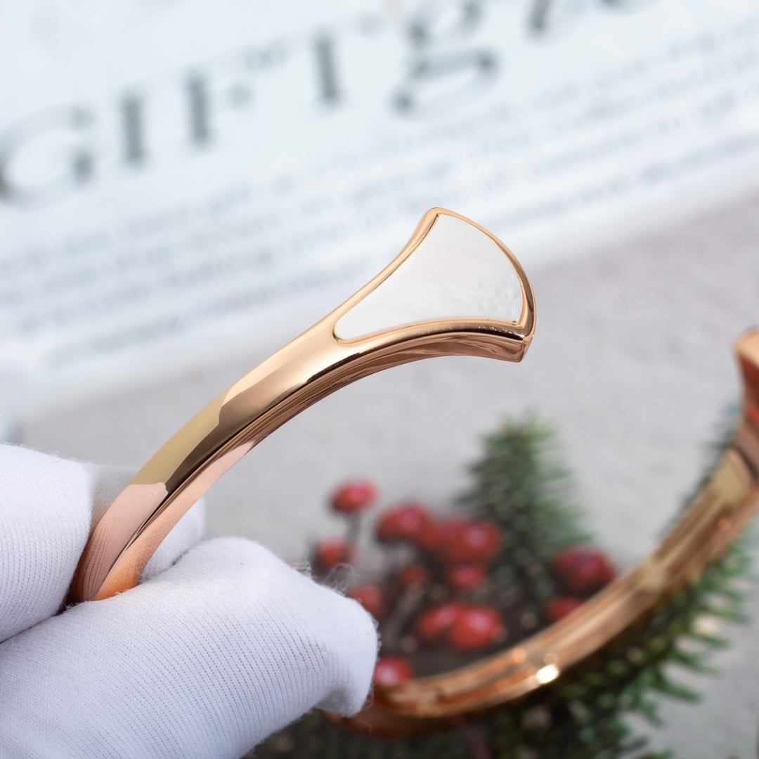 [Kincade Jewelrys]DREAM BRACELET OPEN PINK GOLD MOP DIAMOND