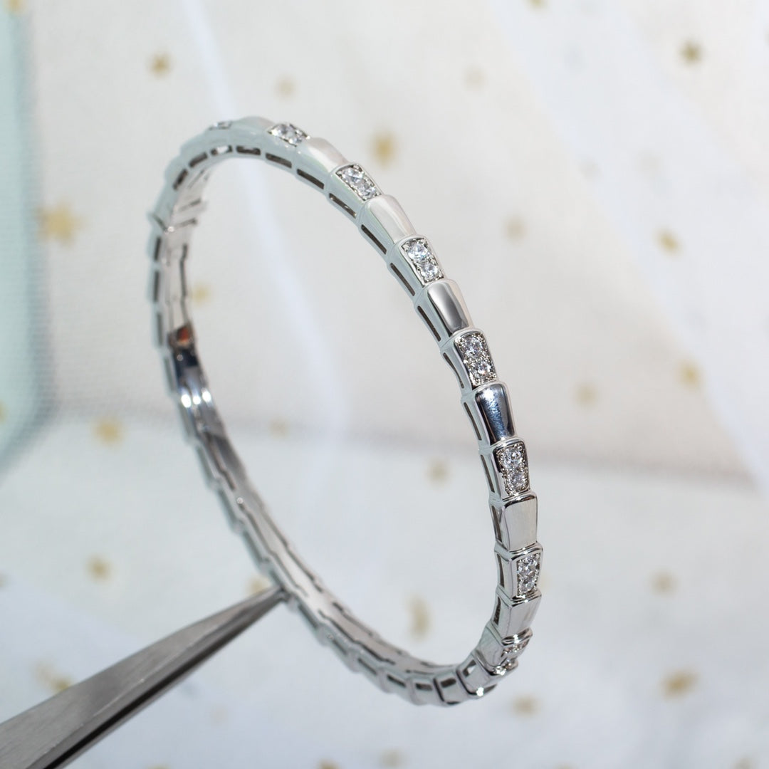 [Kincade Jewelrys]SERPENTI BRACELET SILVER DIAMOND