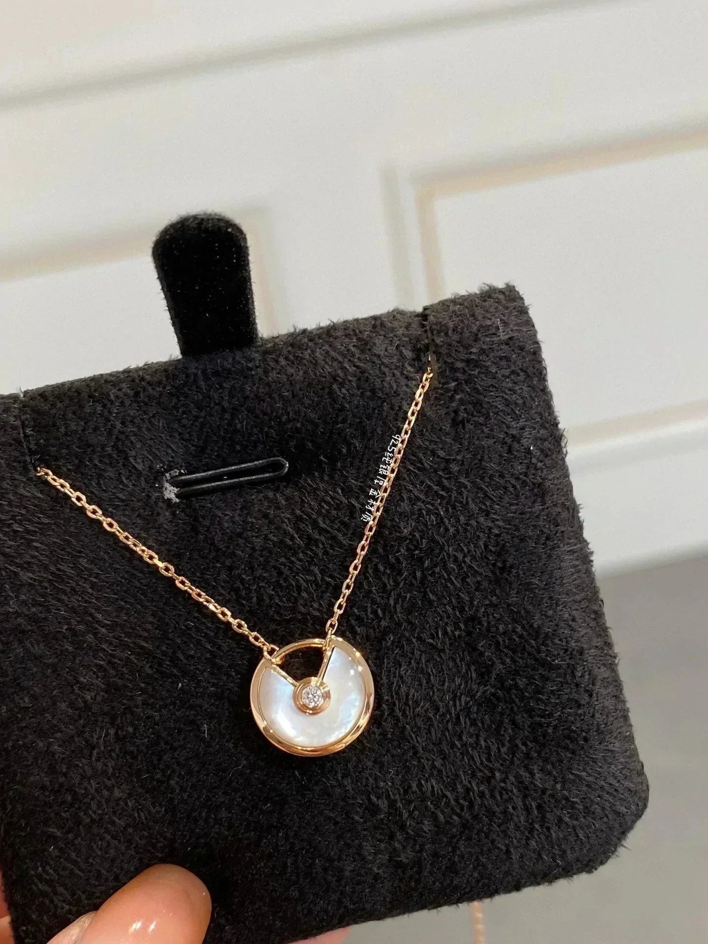 [Kincade Jewelrys]AMULETTE ROSE GOLD MOP NECKLACE