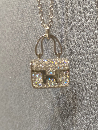 [Kincade Jewelrys]CONSTANCE PEDANT DIAMOND NECKLACE