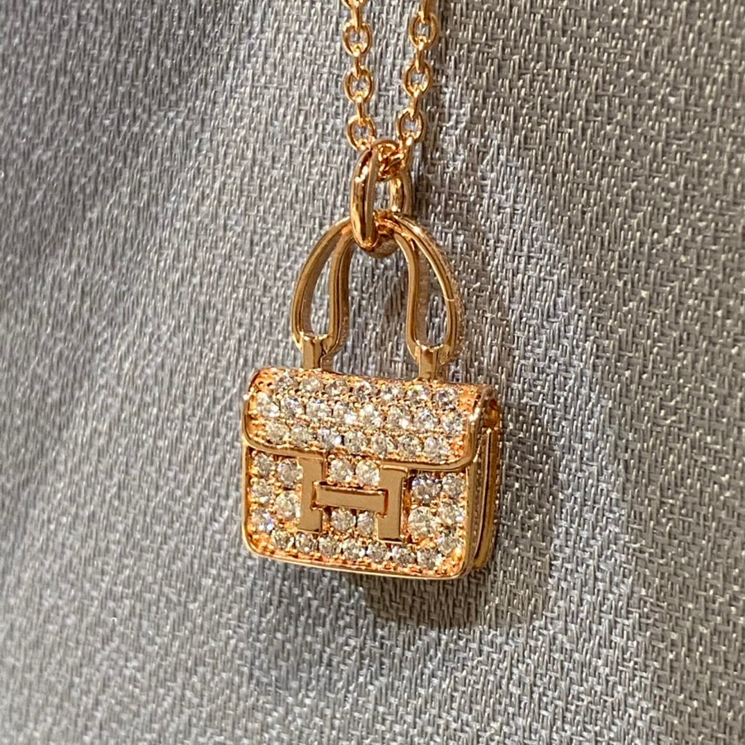 [Kincade Jewelrys]CONSTANCE PEDANT DIAMOND NECKLACE