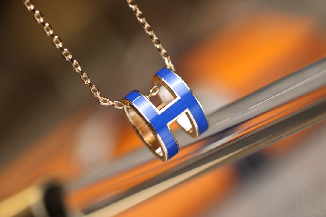 [Kincade Jewelrys]POP H PEDANT PINK GOLD