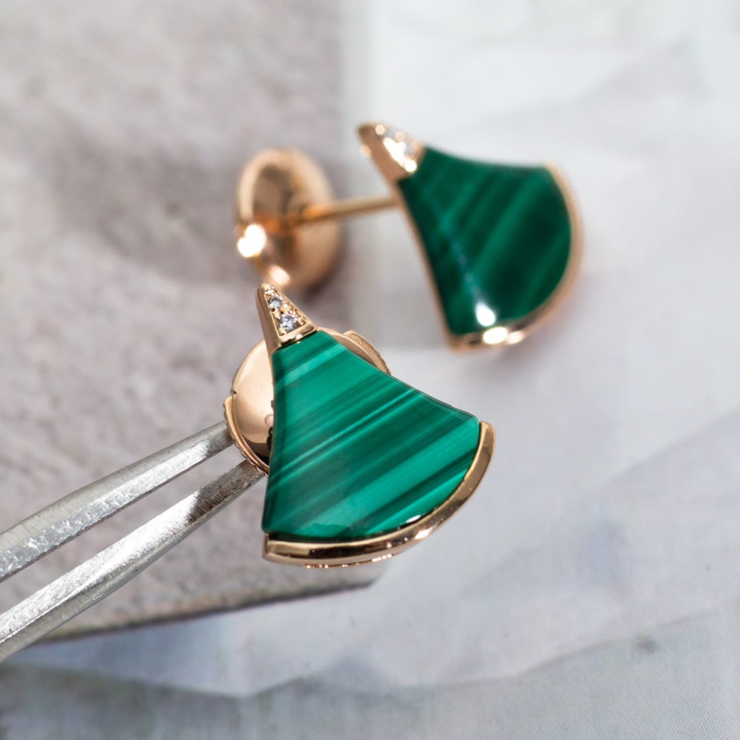 [Kincade Jewelrys]DIVAS DREAM EARRINGS PINK GOLD