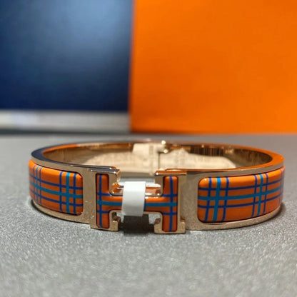 [Kincade Jewelrys]H TARTAN BRACELET 12MM
