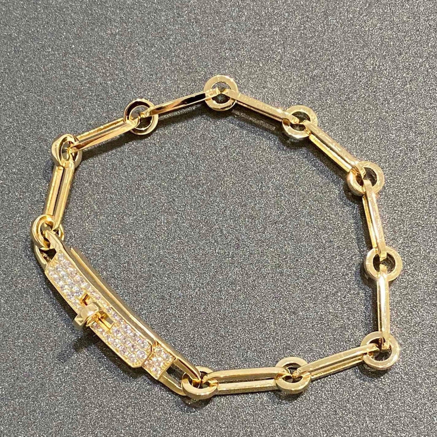 [Kincade Jewelrys]CHAINE BRACELET SMALL MODEL DIAMOND