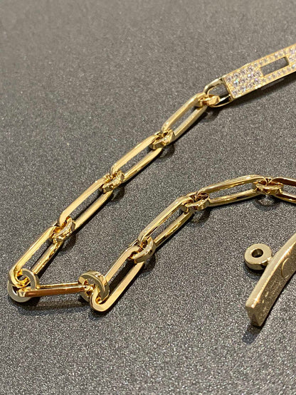 [Kincade Jewelrys]CHAINE BRACELET SMALL MODEL DIAMOND