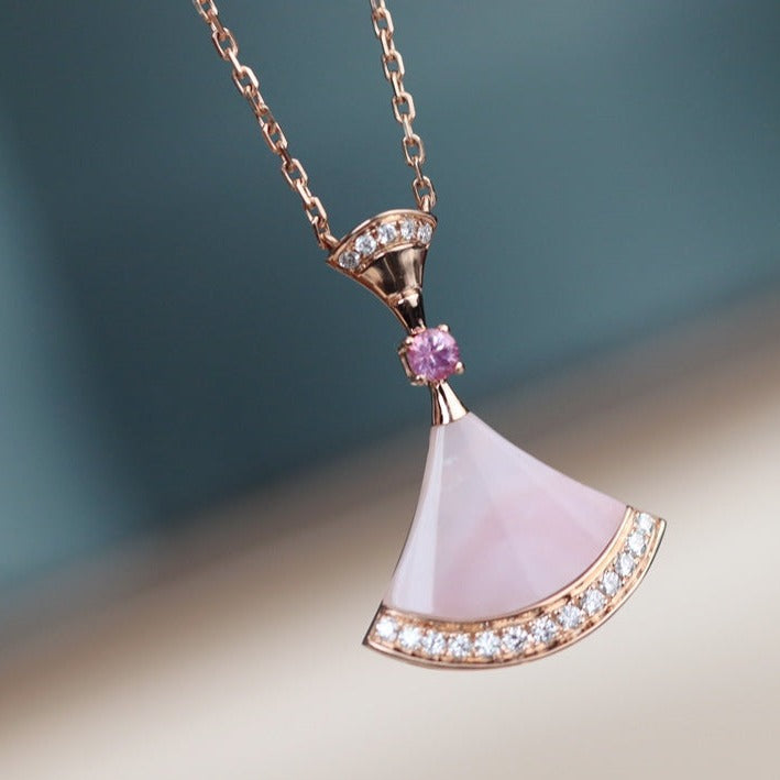 [Kincade Jewelrys]DREAM NECKLACE PINK MOP DIAMOND