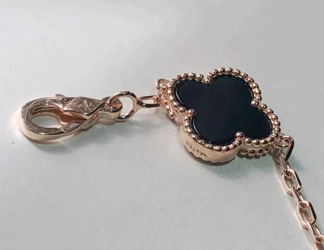 [Kincade Jewelrys]CLOVER 5 MOTIFS MULTICOLOR  BRACELET