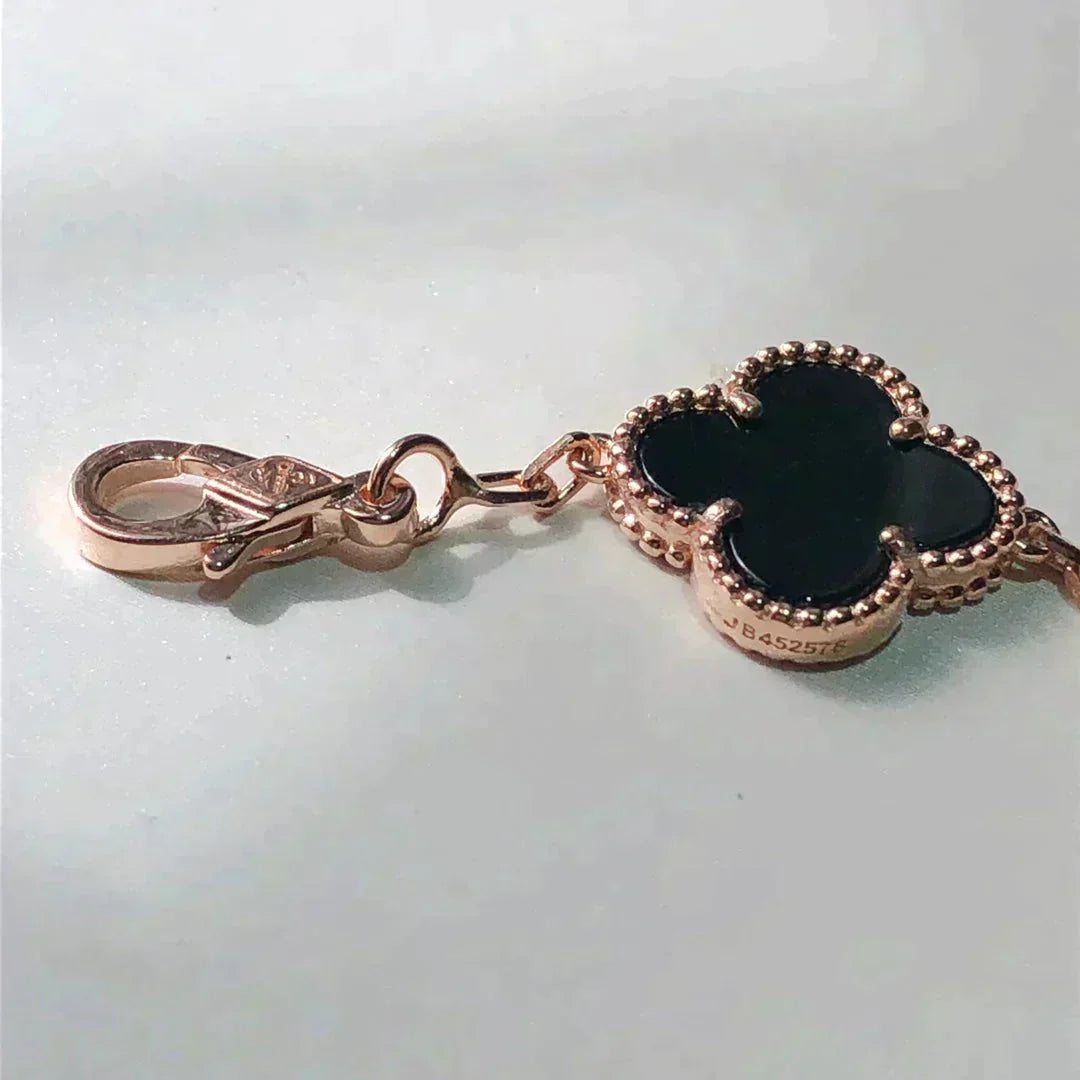 [Kincade Jewelrys]CLOVER 5 MOTIFS MULTICOLOR  BRACELET