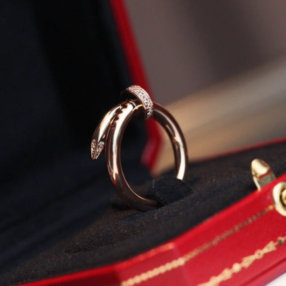 [Kincade Jewelrys]JUSTE RING 2.65MM PINK GOLD DIAMOND