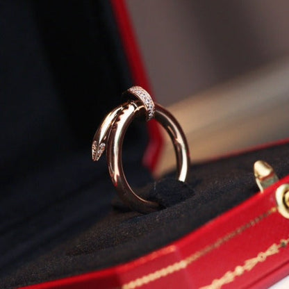 [Kincade Jewelrys]JUSTE RING 2.65MM PINK GOLD DIAMOND