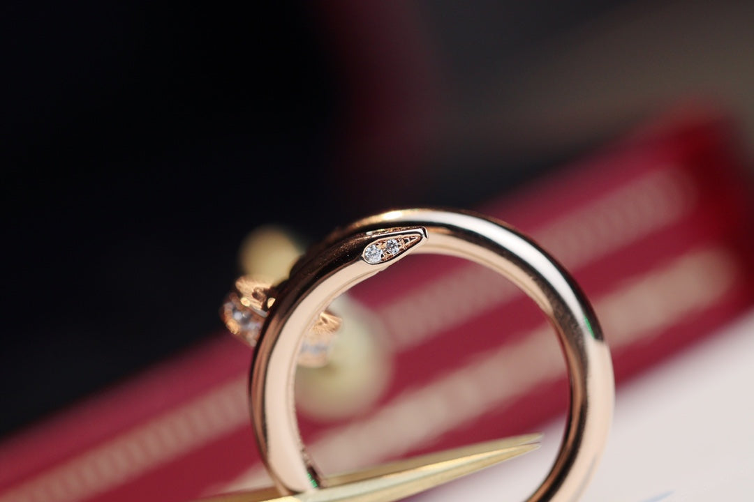 [Kincade Jewelrys]JUSTE RING 2.65MM PINK GOLD DIAMOND