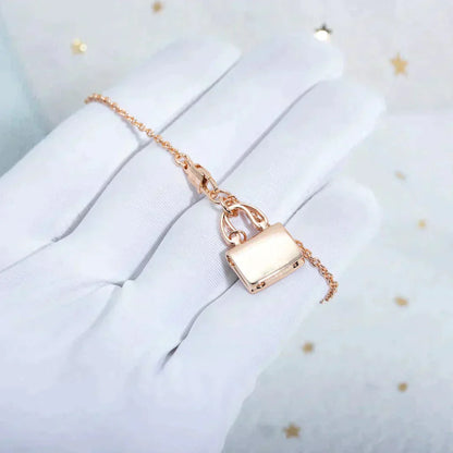 [Kincade Jewelrys]AMULETTE PEDANT ROSE GOLD NECKLACE