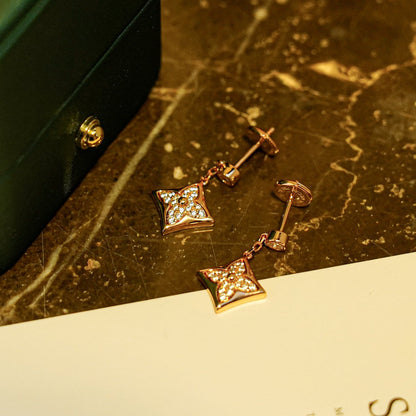 [Kincade Jewelrys]STAR DIAMONDS EARRINGS GOLD