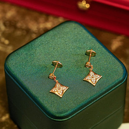 [Kincade Jewelrys]STAR DIAMONDS EARRINGS GOLD