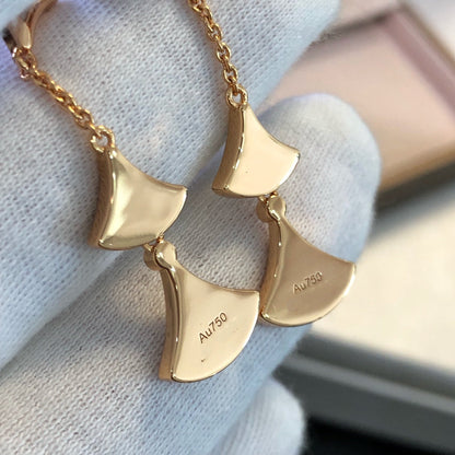 [Kincade Jewelrys]DREAM EARRINGS 3 MOTIFS MALACHITE MOP PINK GOLD