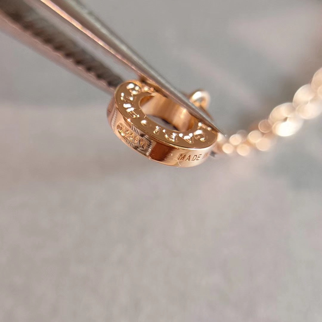 [Kincade Jewelrys]ZERO 1 NECKLACE PINK GOLD