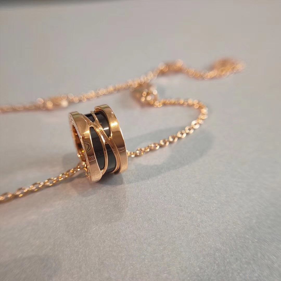 [Kincade Jewelrys]ZERO 1 NECKLACE PINK GOLD