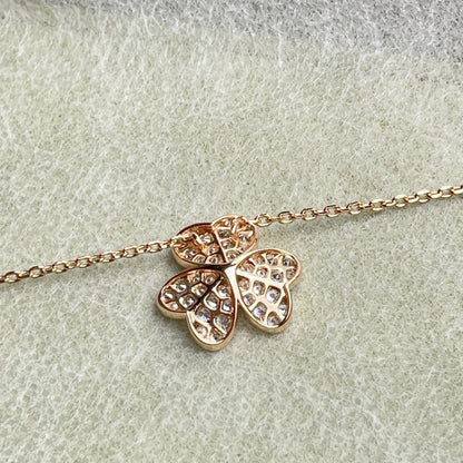 [Kincade Jewelrys]FLOWER DIAMOND NECKLACE