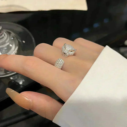 [Kincade Jewelrys]PANTHERE 5.5MM ALL DIAMOND RING