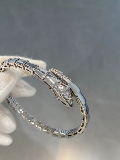 [Kincade Jewelrys]SERPENTI BRACELET DIAMONDS SILVER