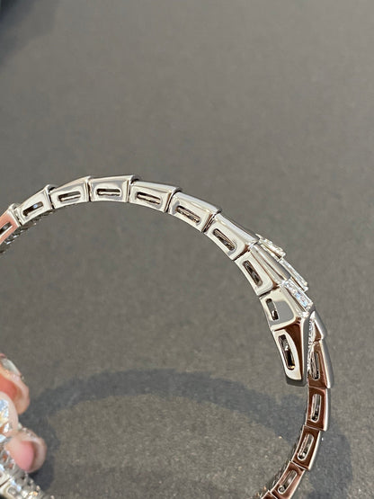 [Kincade Jewelrys]SERPENTI BRACELET DIAMONDS SILVER