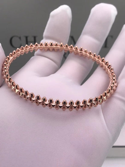 [Kincade Jewelrys]CLASH PINK GOLD BRACELET