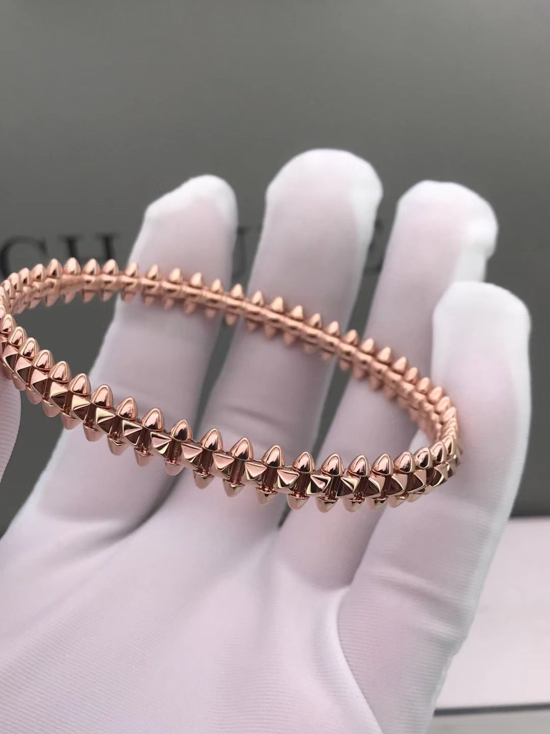 [Kincade Jewelrys]CLASH PINK GOLD BRACELET