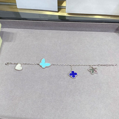 [Kincade Jewelrys]LUCKY SPRING SILVER BRACELET 4 MOTIF