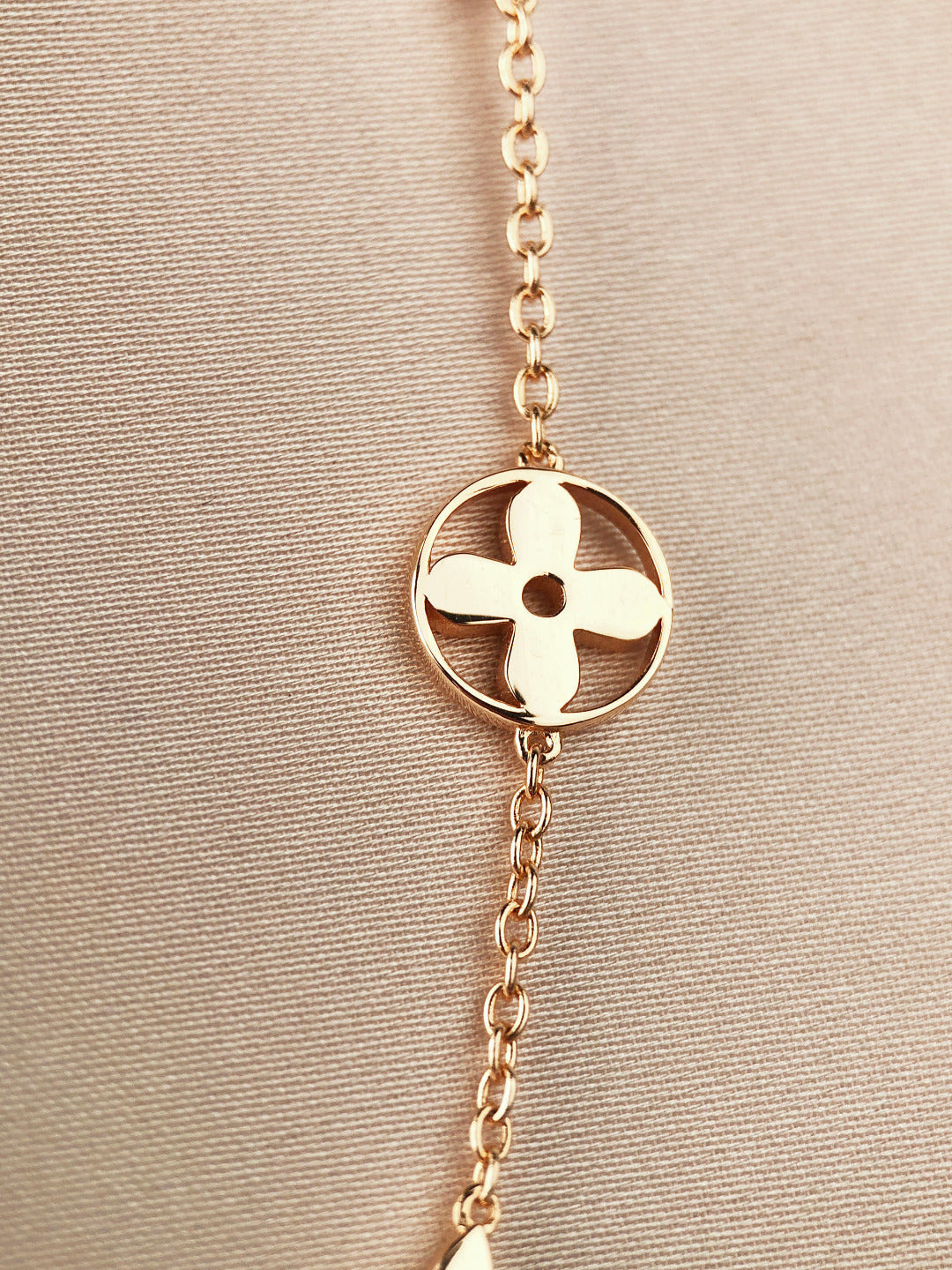 [Kincade Jewelrys]STAR AND SUN 7 MOTIFS GOLD BRACELET