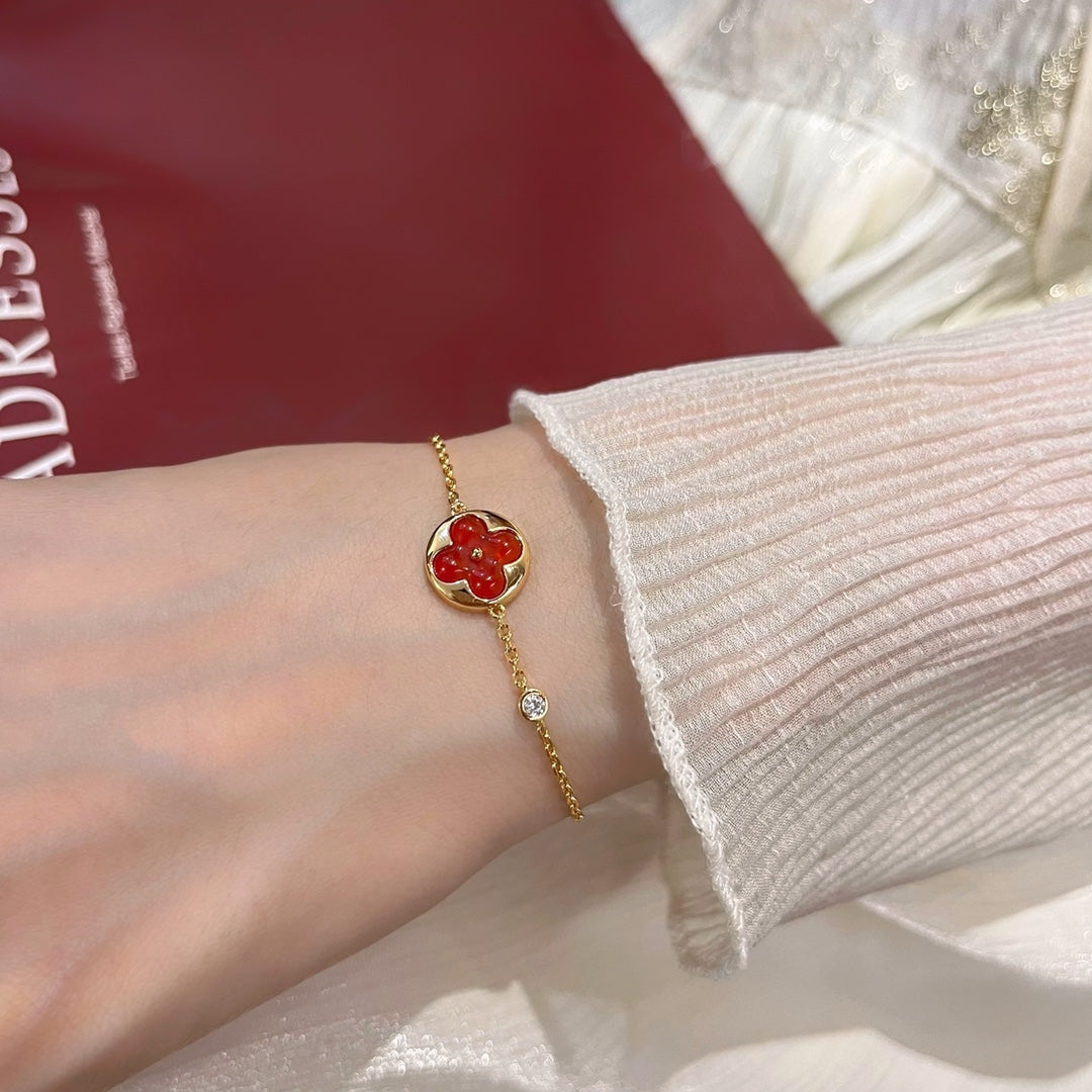 [Kincade Jewelrys]SUN PEDANT CARNELIAN BRACELET