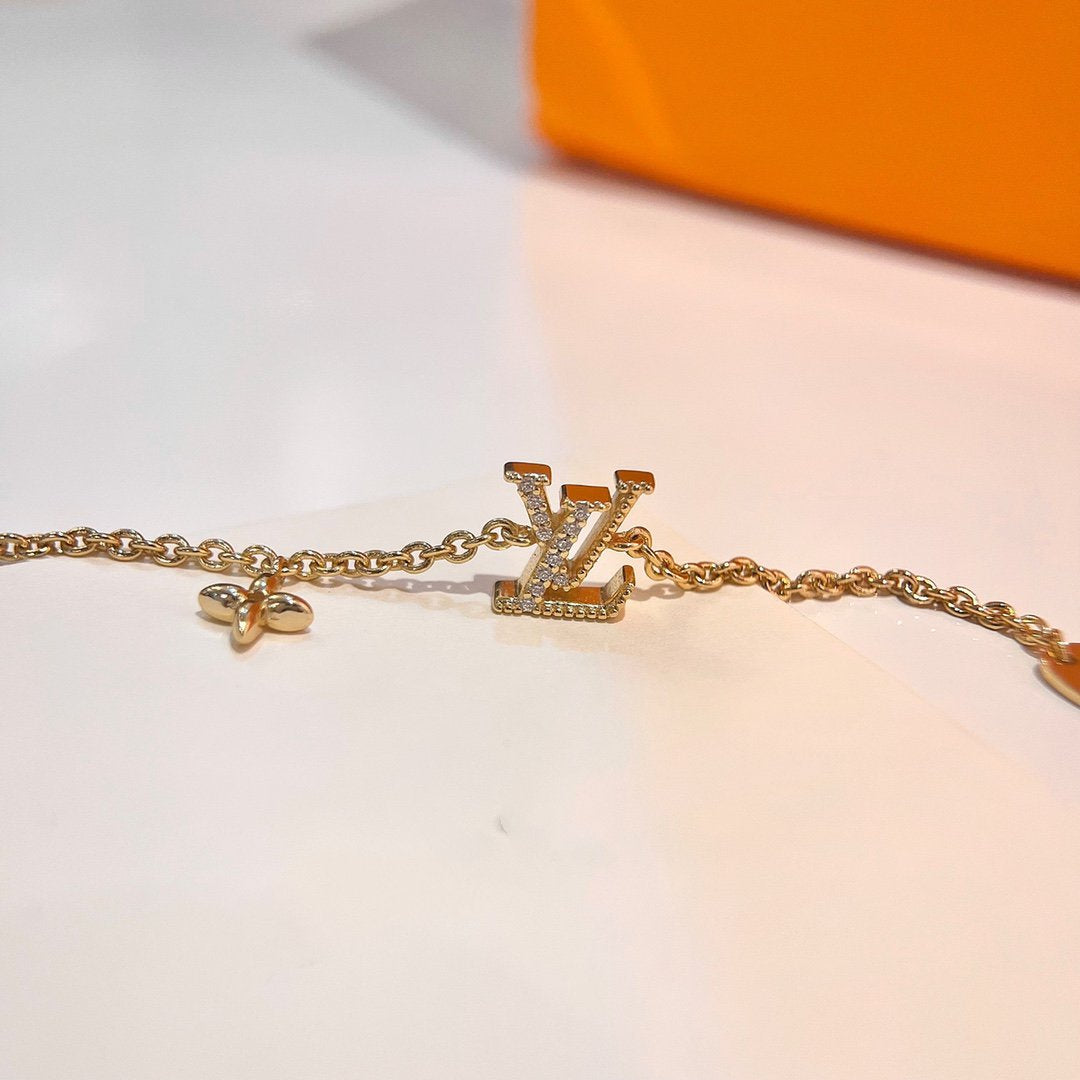 [Kincade Jewelrys]LOGO STAR MOTIF GOLD BRACELET