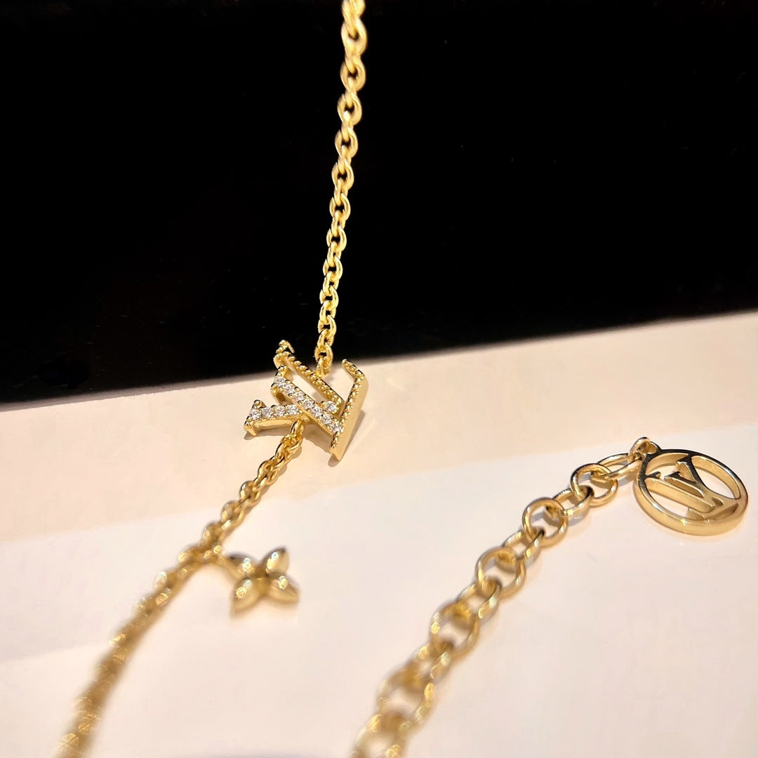 [Kincade Jewelrys]LOGO STAR MOTIF GOLD BRACELET