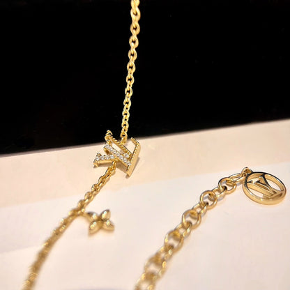 [Kincade Jewelrys]LOGO STAR MOTIF GOLD BRACELET