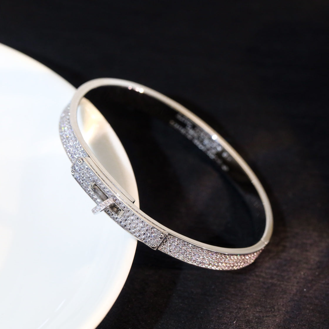 [Kincade Jewelrys]KELLY BRACELET DIAMOND PAVED