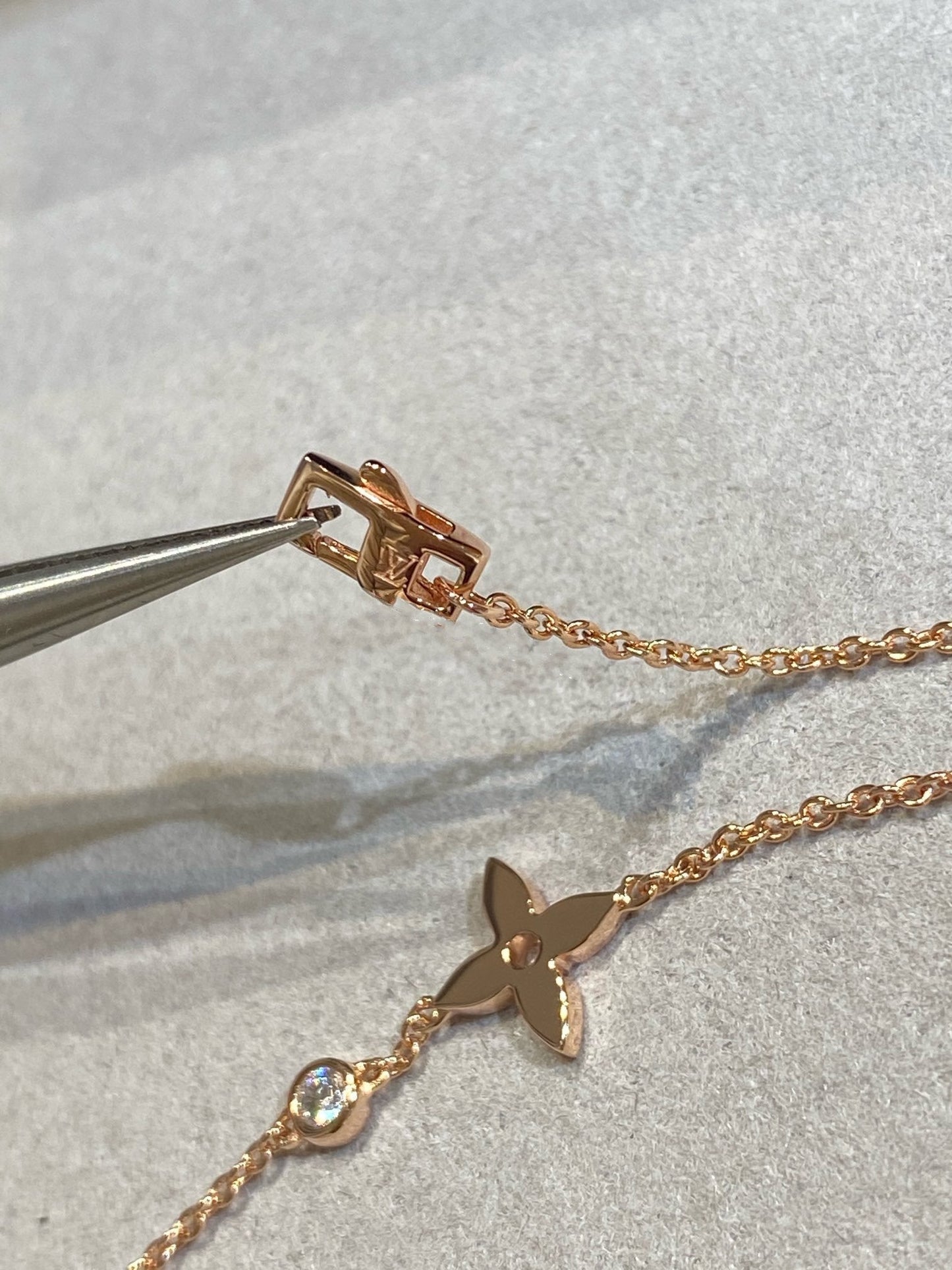 [Kincade Jewelrys]STAR DIAMOND PINK GOLD BRACELET