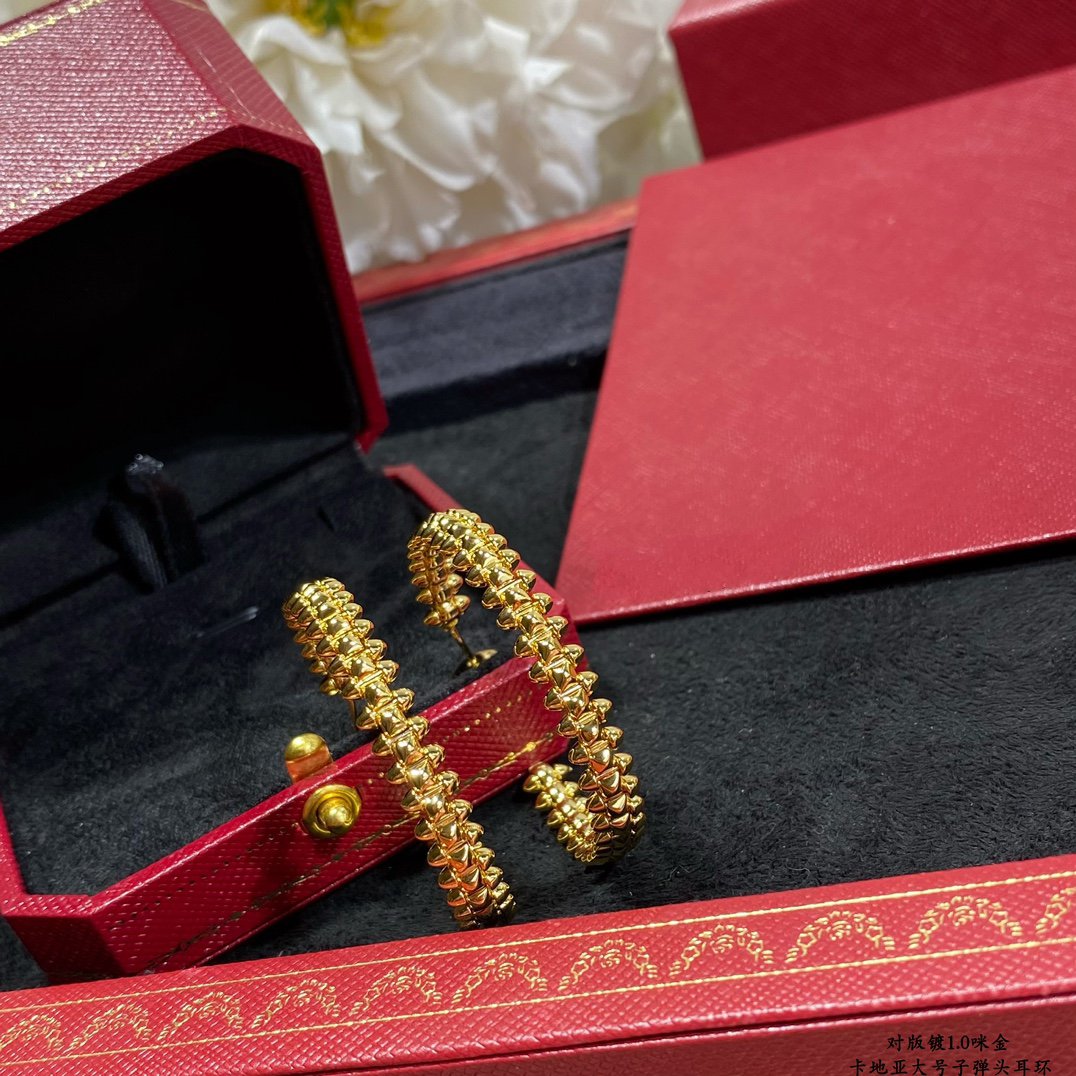 [Kincade Jewelrys]CLASH LARGE HOOP EARRINGS