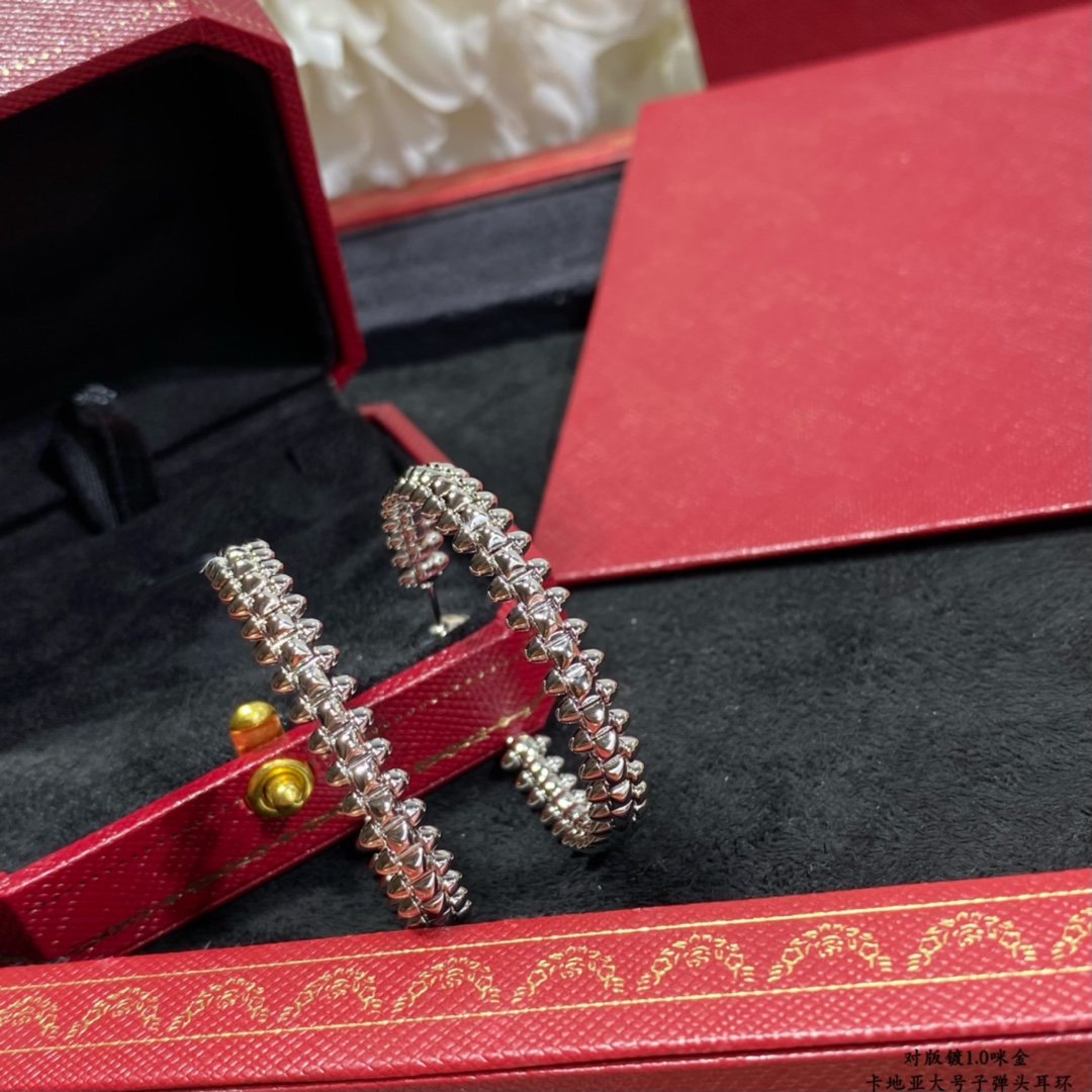 [Kincade Jewelrys]CLASH LARGE HOOP EARRINGS