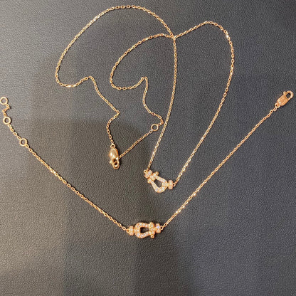 [Kincade Jewelrys]FORCE 10 DIAMOND PINK GOLD NECKLACE MINI MODEL