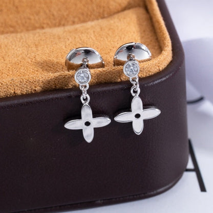 [Kincade Jewelrys]VIDYLLE SILVER DIAMOND MINI DROP EARRINGS