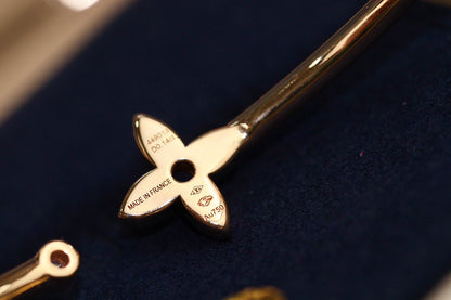 [Kincade Jewelrys]IDYLLE PINK GOLD OPEN BRACELET DIAMOND PAVED