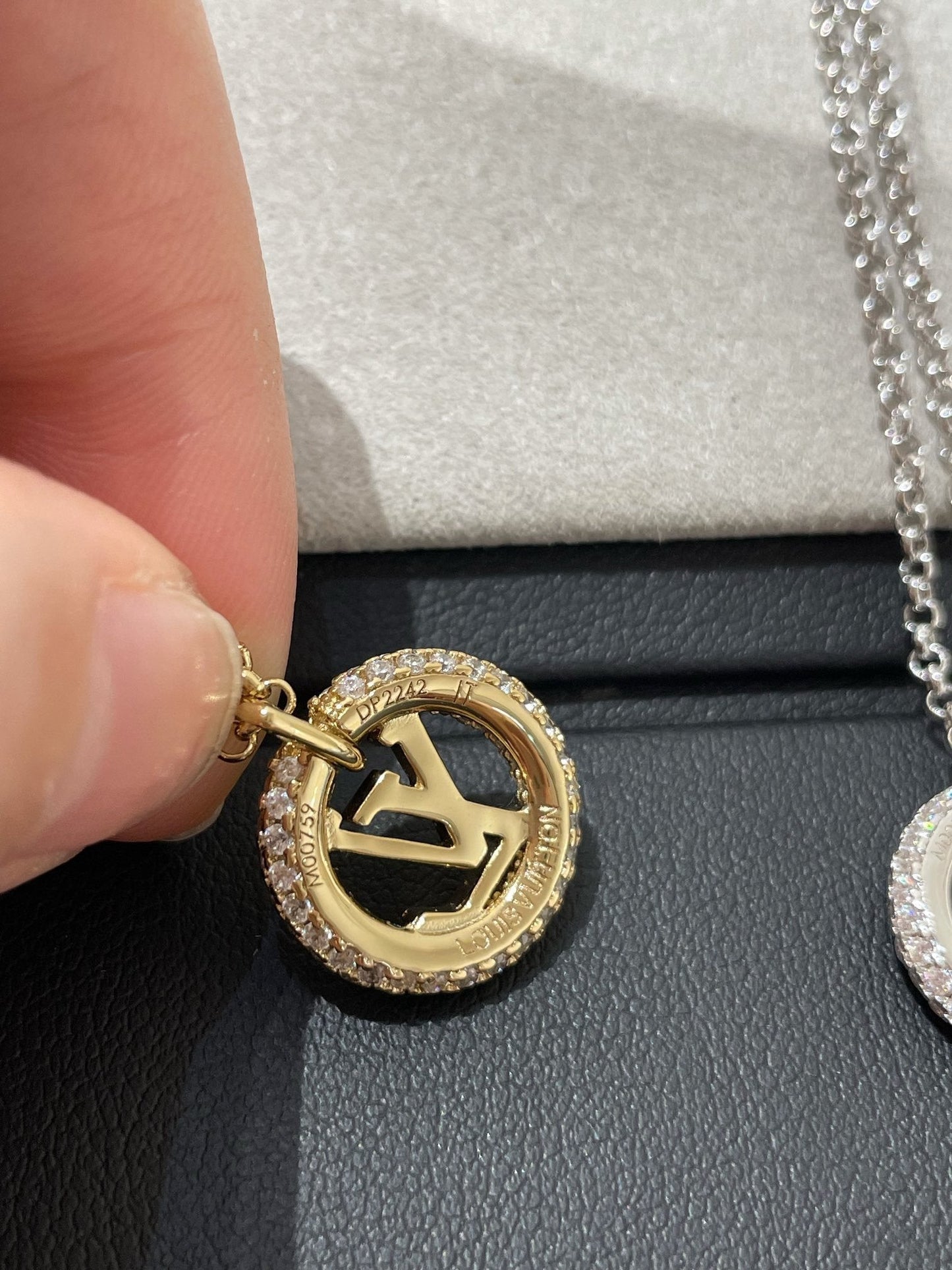 [Kincade Jewelrys]BY NIGHT DIAMOND PAVED NECKLACE