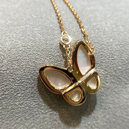 [Kincade Jewelrys]BUTTERFLY MOP DIAMOND NECKLACE